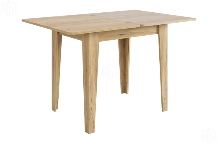 Стол обеденный раскладной Фантазия дуб крафт золотой