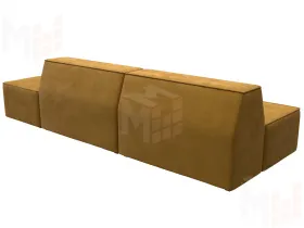 Диван прямой модульный Монс Модерн правый ( BRUT 10 желтый )