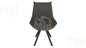 Стул Фэнди К2 Черный муар, Велюр Confetti Stone