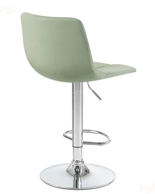 Стул барный DOBRIN TAILOR (пудрово-мятный велюр (MJ9-87))