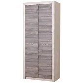 Шкаф Октава 2С с полками (дуб клабхаус серый)