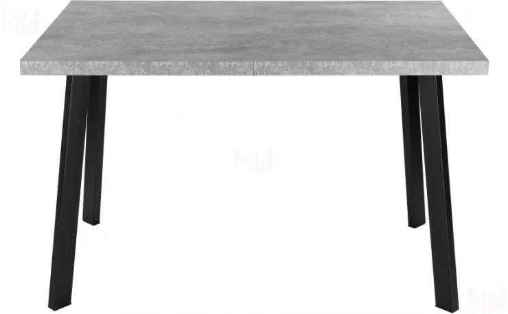 Стол раскладной Лаки Лофт 120 Бетон/Черный