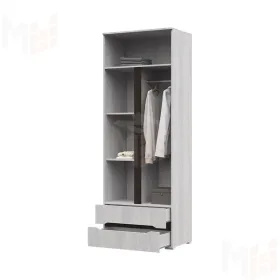 Шкаф 2х створчатый с ящиками Валенсия ШК 011 дуб анкор светлый