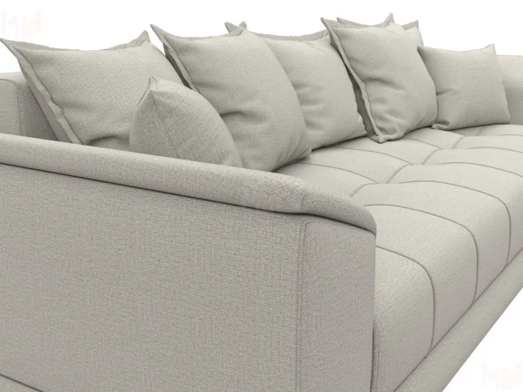 Диван прямой НордСтар НПБ ( Амур 02 бежевый )