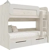 Кровать двухъярусная Юниор-4 (шарли белый)