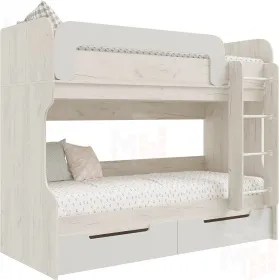 Кровать двухъярусная Юниор-4 (шарли белый)