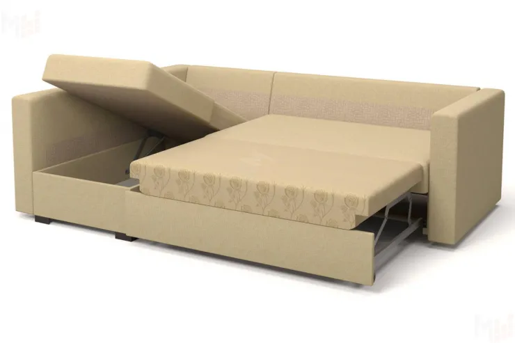 Угловой Диван Джессика 2 бежевый (левый)