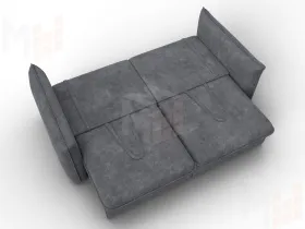 Диван прямой Лига-100 НПБ ( BRUT 16 темно-серый )