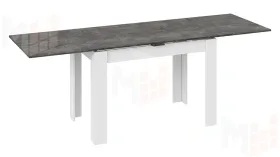 Стол раздвижной Промо  тип 4 Белый, Ателье темный