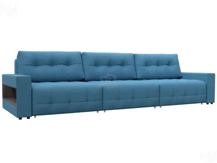 Диван прямой с полками Лига-053 НПБ Лонг