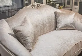 Диван Мокко 2х местный бежевый, без раскладного механизма