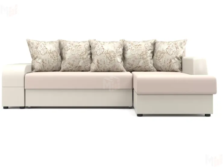 Диван угловой Марго Бежевый  Правый