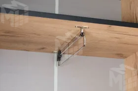 Прихожая Ольга-Лофт 4 Дуб Крафт Золотой/Темно-Серый