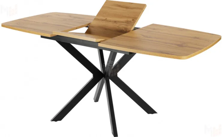 Стол раскладной Твин Лофт 130 Дуб Вотан/Черный