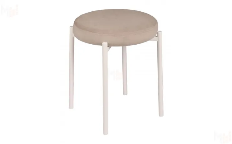 Табурет Кен Confetti smoke/белый 