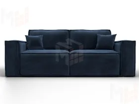 Диван прямой Лига-081 НПБ ( TOWER 13 синий )