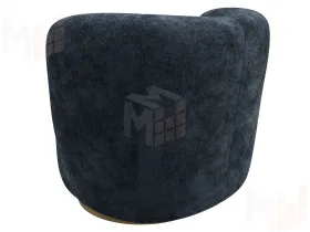 Кресло Лига-072 ( шеннил CRUZ 79 синий )