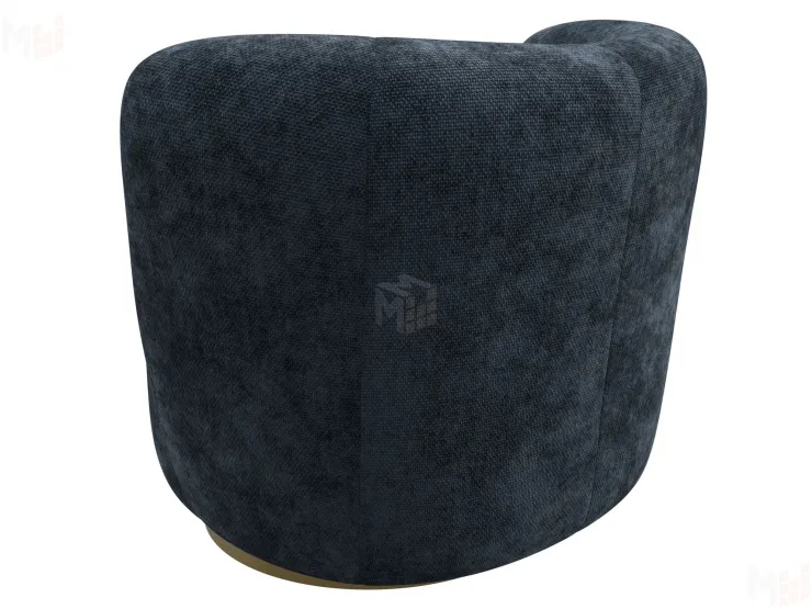 Кресло Лига-072 ( шеннил CRUZ 79 синий )