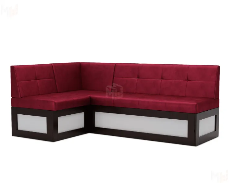 Нотис Левый угол (Бархат красный STAR VELVET 3 DARK RED) 207х82х132 см