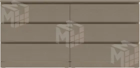 Комод Варма 6Д дуб беленый