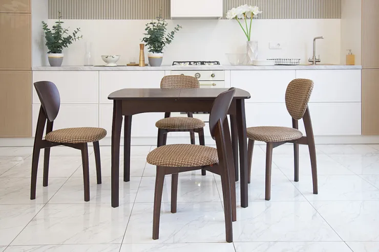 Стол «Модерн-1» (раздвижной) коричневый