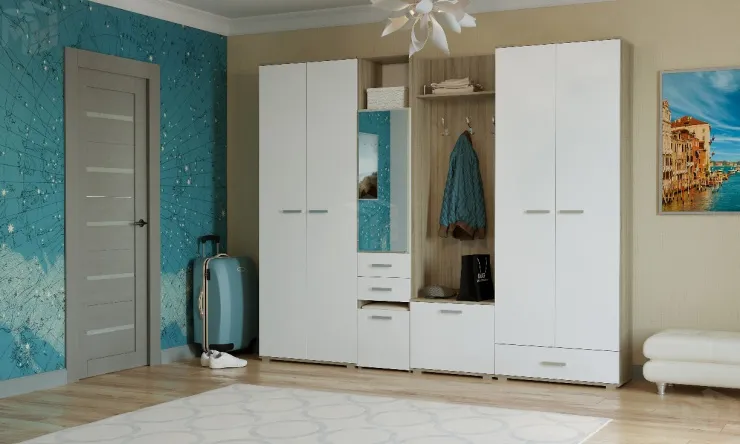 Прихожая ИТАЛИЯ композиция 2 Дуб сонома