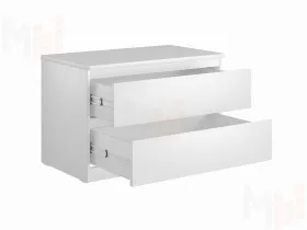 Комод Мальта 2 ящика (белый)