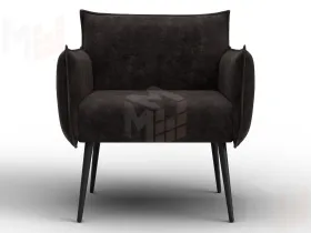 Кресло Лига-083 ( велюр BRUT 17 коричневый )