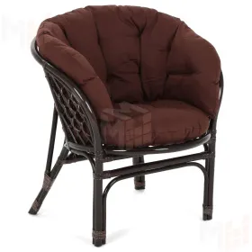 Кресло из ротанга "Багама" подушки полные