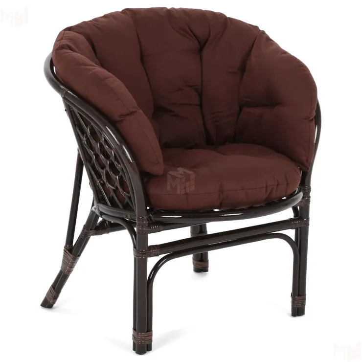 Кресло из ротанга "Багама" подушки полные