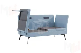 Кушетка Шарли Голубой