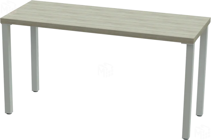 S00913 Ингар 2/ТТ стол письменный 140x75x55, дуб беленый/белый