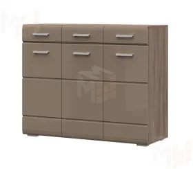 Комод Симба шимо темный - кофе с молоком