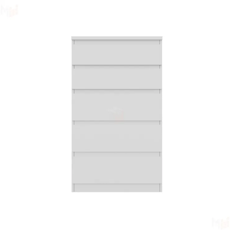 Комод Кастор 5 ящиков белый