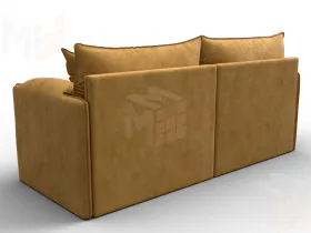 Диван прямой модульный Лига-106 ( BRUT 10 желтый )