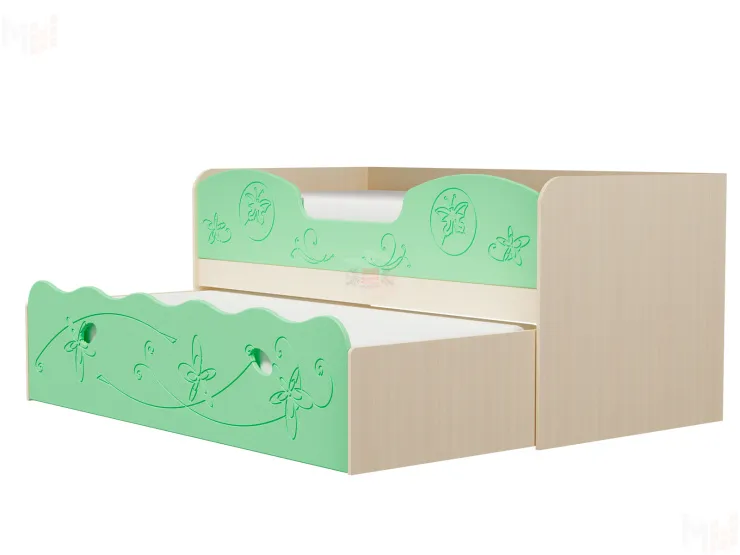 Двухъярусная выдвижная кровать Омега 11