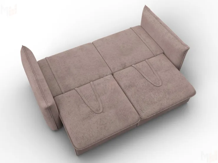 Диван прямой Лига-100 НПБ ( TOWER 05 бежевый )