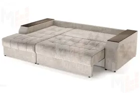 Угловой диван-кровать Лас-Вегас Бежевый левый