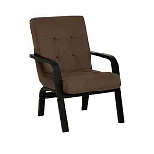 Кресло Leset Модена NEW (Венге/Bingo 07 (коричневый), кант Bingo 07 (коричневый))