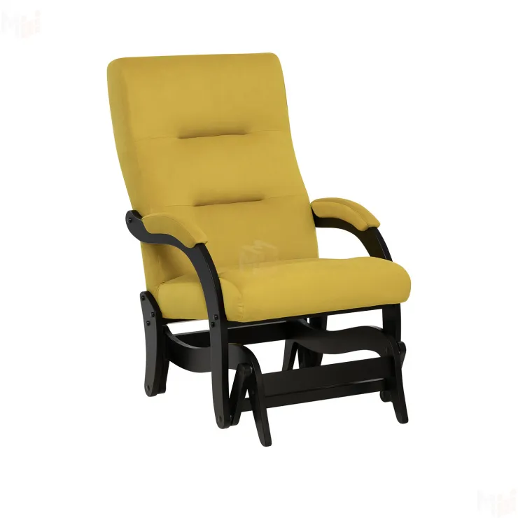 Кресло-маятник Leset Дэми (Венге/V28 желтый)