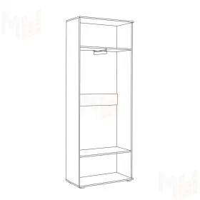 Шкаф для одежды Куба 13.136