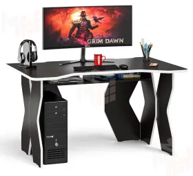 Стол компьютерный СК-5 венге/кромка белая