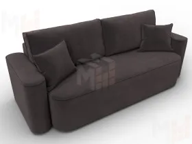 Диван прямой Лига-118 НПБ ( SEVEN 727 коричневый )