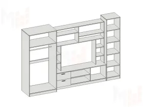 Гостиная Аллегро 6 Крокодил Темный