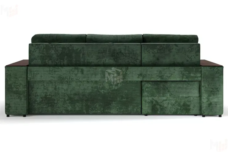 Угловой диван-кровать Лас-Вегас Зеленый левый