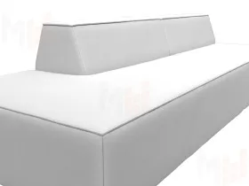 Диван прямой модульный Монс Модерн левый ( GRIFON 01 белый )