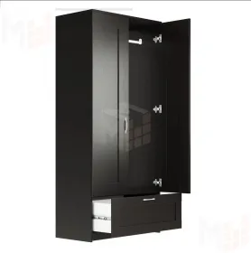 Шкаф Сириус 2 двери 1 ящик (венге)