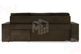 Угловой диван-кровать Лас-Вегас Коричневый правый 