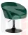Кресло дизайнерское DOBRIN EDISON BLACK (зеленый велюр (1922-9))