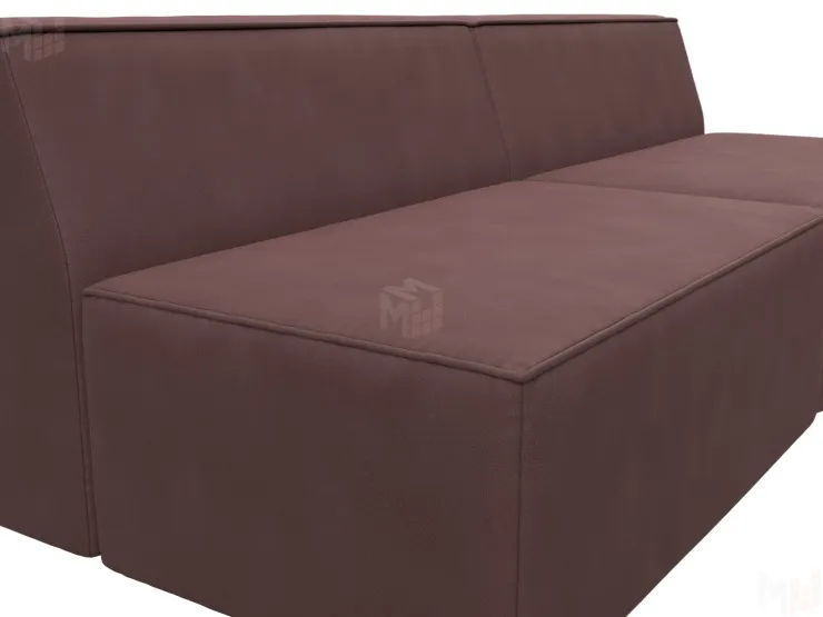 Диван прямой модульный Монс ( JOLY 09 бордовый )